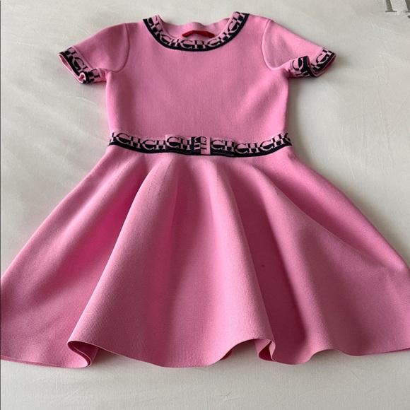 pink cowgirl dress Pink Plaid Girls Farm Dress Cowgirl + 2 Bows 12-18 months US numeric main image 0